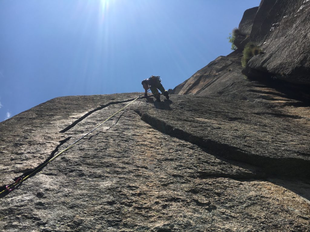 Orco valley trad climbing   course with sunnyclimb mountain guides