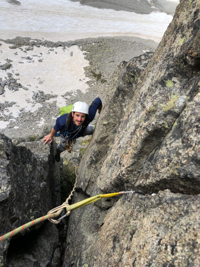 Tonale trad climbing   course with sunnyclimb mountain guides