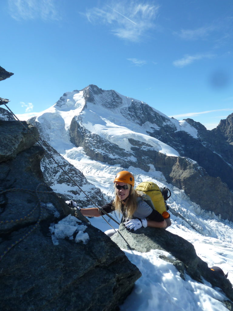 pitz Bernina with mountain guide  sunnyclimb.com