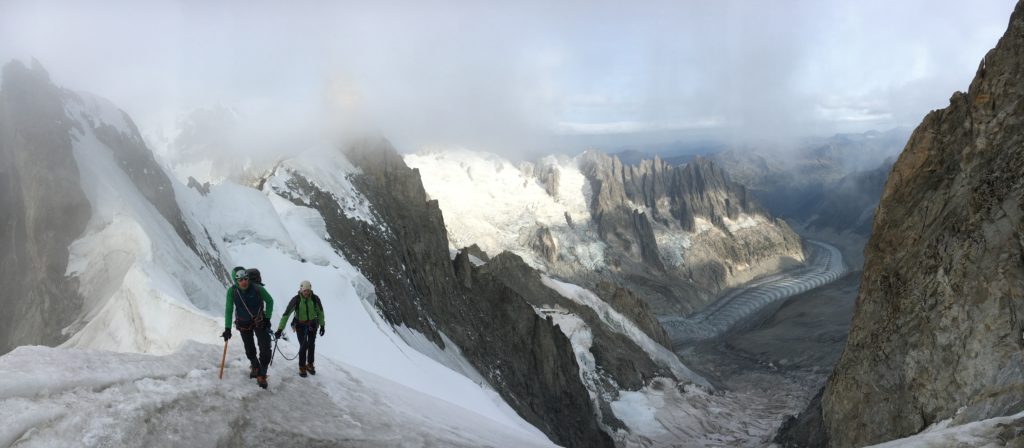 summer mountaineering course mount blanc with sunnyclimb mountain guides