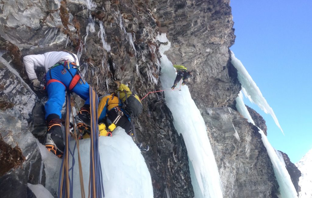 Innachevèe conception  Cogne  sunnyclimb mountain guides