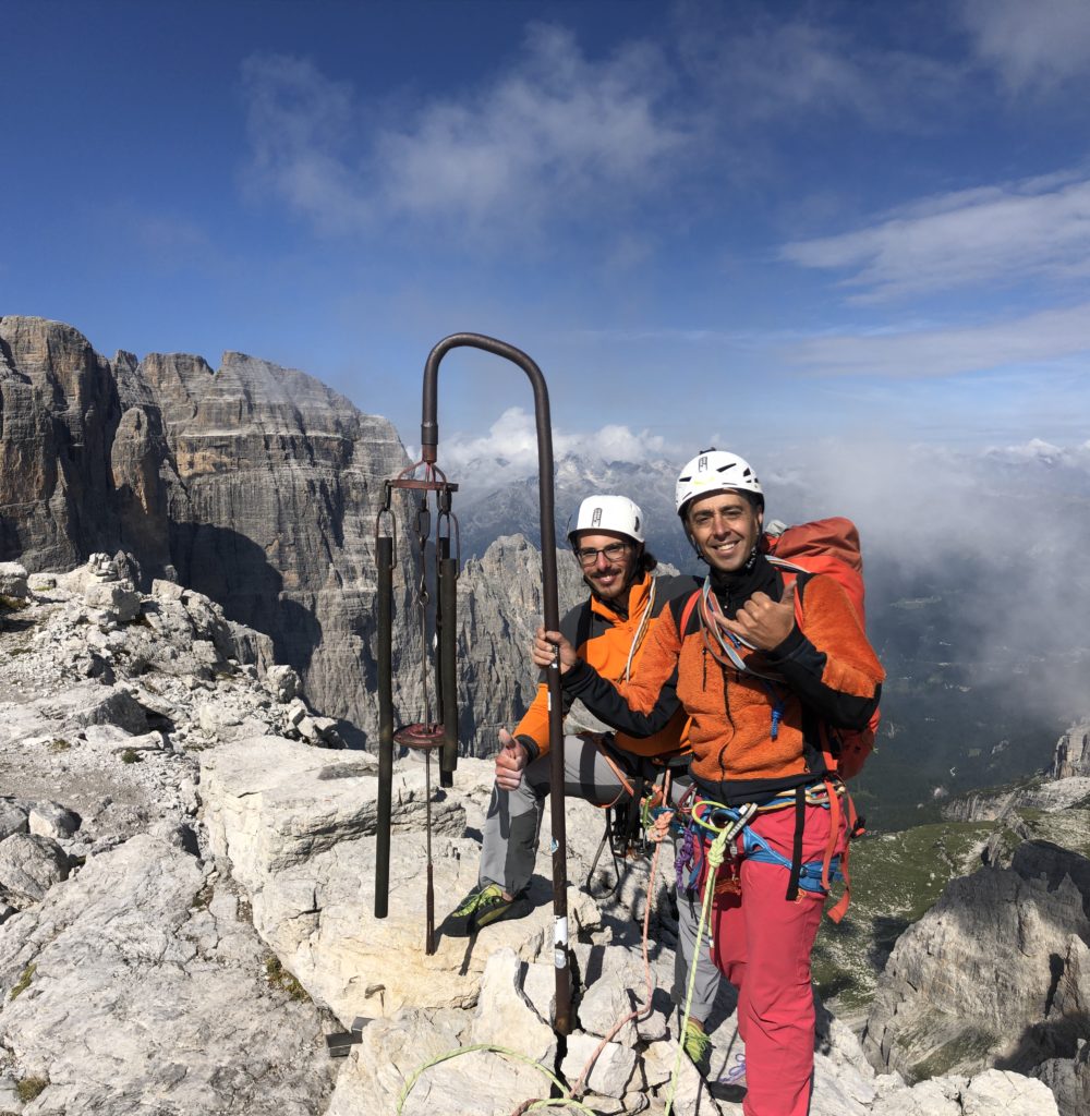 Campanil Basso brenta dolomites with sunnyclimb mountain guides