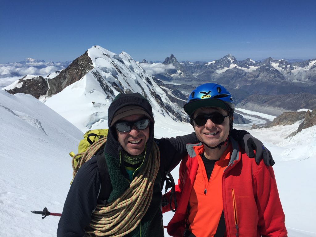 Mountaineering course Monte Rosa with sunnyclimb mountain guides